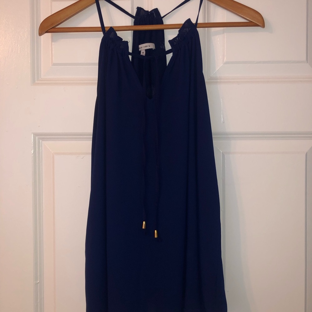 Navy tank top